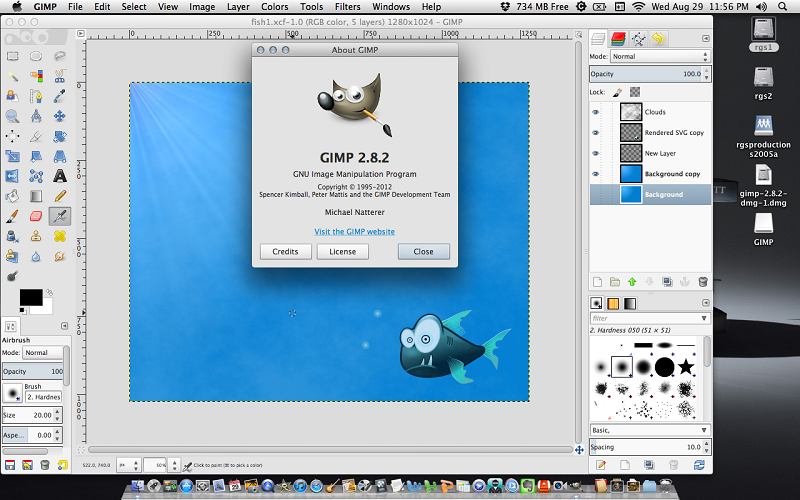 gimp for mac 2.10 slower than 2.6